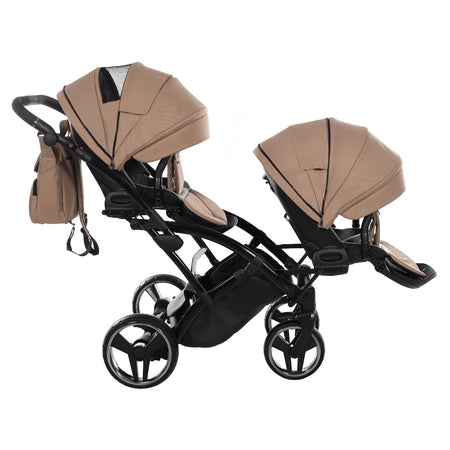 Trio Junama Diamond Basic Gemellare Slim V2 3 in 1 Beige/Telaio Nero