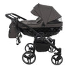 Trio Junama Diamond Basic Gemellare V2 3 in 1 Grigio/Telaio Nero