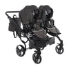 Junama Diamond Basic Gemellare V2 2 in 1 Grigio/Telaio Nero