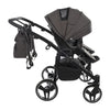 Junama Diamond Basic Gemellare V2 2 in 1 Grigio/Telaio Nero