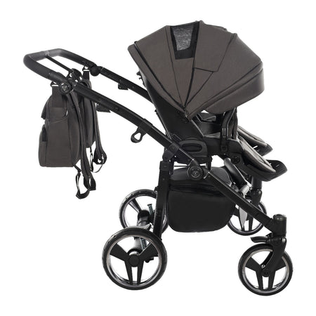 Trio Junama Diamond Basic Gemellare V2 3 in 1 Grigio/Telaio Nero