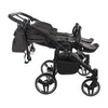 Junama Diamond Basic Gemellare V2 2 in 1 Grigio/Telaio Nero