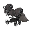 Trio Junama Diamond Basic Gemellare Slim V2 3 in 1 Grigio/Telaio Nero