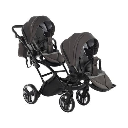 Junama Diamond Basic Gemellare Slim V2 2 in 1 Grigio/Telaio Nero