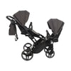 Junama Diamond Basic Gemellare Slim V2 2 in 1 Grigio/Telaio Nero