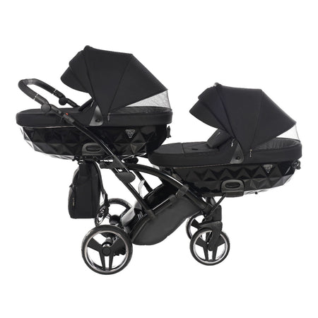 Trio Junama Diamond Basic Gemellare Slim V2 3 in 1 Nero/Telaio Nero