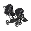 Trio Junama Diamond Basic Gemellare Slim V2 3 in 1 Nero/Telaio Nero