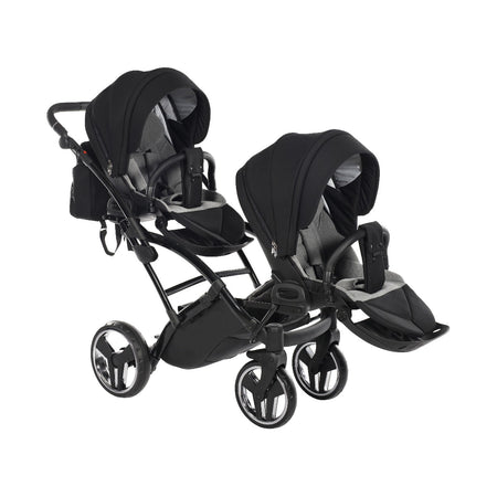 Trio Junama Diamond Basic Gemellare Slim V2 3 in 1 Nero/Telaio Nero