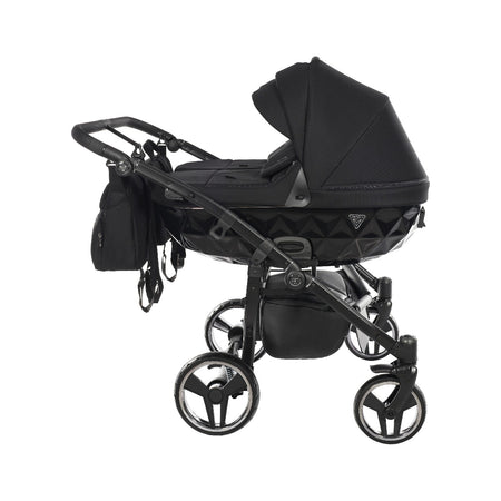Trio Junama Diamond Basic Gemellare V2 3 in 1 Nero/Telaio Nero