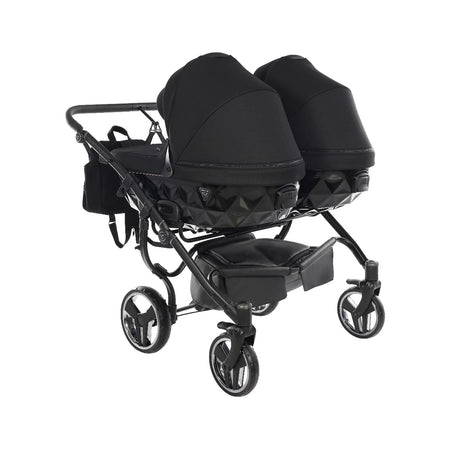 Junama Diamond Basic Gemellare V2 2 in 1 Nero/Telaio Nero