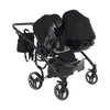 Junama Diamond Basic Gemellare V2 2 in 1 Nero/Telaio Nero