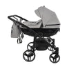 Trio Junama Diamond Basic Gemellare V2 3 in 1 Light Grey/Telaio Nero