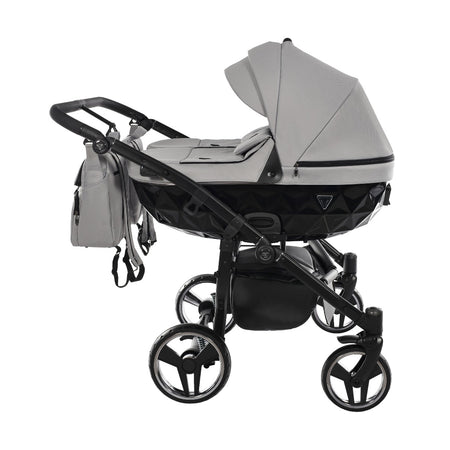 Trio Junama Diamond Basic Gemellare V2 3 in 1 Light Grey/Telaio Nero