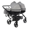 Trio Junama Diamond Basic Gemellare V2 3 in 1 Light Grey/Telaio Nero