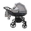 Trio Junama Diamond Basic Gemellare V2 3 in 1 Light Grey/Telaio Nero
