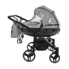 Trio Junama Diamond Basic Gemellare V2 3 in 1 Light Grey/Telaio Nero