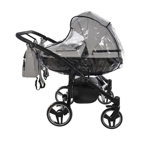Trio Junama Diamond Basic Gemellare V2 3 in 1 Light Grey/Telaio Nero