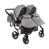 Trio Junama Diamond Basic Gemellare V2 3 in 1 Light Grey/Telaio Nero