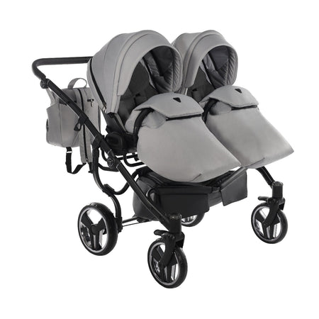 Trio Junama Diamond Basic Gemellare V2 3 in 1 Light Grey/Telaio Nero