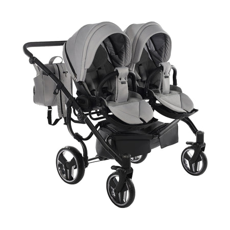 Trio Junama Diamond Basic Gemellare V2 3 in 1 Light Grey/Telaio Nero