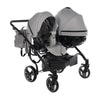 Trio Junama Diamond Basic Gemellare V2 3 in 1 Light Grey/Telaio Nero