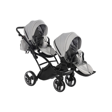 Trio Junama Diamond Basic Gemellare Slim V2 3 in 1 Light Grey/Telaio Nero