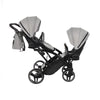 Trio Junama Diamond Basic Gemellare Slim V2 3 in 1 Light Grey/Telaio Nero