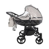 Trio Junama Diamond Basic Gemellare V2 3 in 1 Tortora/Telaio Nero