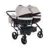 Junama Diamond Basic Gemellare V2 2 in 1 Tortora/Telaio Nero
