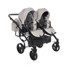 Junama Diamond Basic Gemellare V2 2 in 1 Tortora/Telaio Nero
