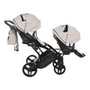 Junama Diamond Basic Gemellare Slim V2 2 in 1 Tortora/Telaio Nero