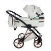 Trio Junama Air Premium 3 in 1 Pelle-Bianco&Oro Rosa