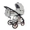 Trio Junama Air Premium 3 in 1 Pelle-Bianco&Oro Rosa