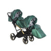 Trio Junama Diamond Fluo Duo Gemellare Slim Verde in pelle con Telaio in Oro 2020