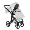 Trio Antes Baby Monogram Bianco Telaio Silver