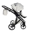 Trio Antes Baby Monogram Bianco Telaio Silver