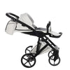 Trio Antes Baby Monogram Bianco Telaio Silver