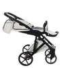 Trio Antes Baby Monogram Bianco Telaio Silver