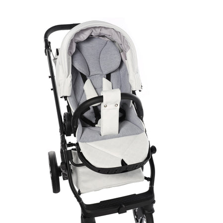 Trio Antes Baby Monogram Bianco Telaio Silver