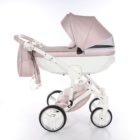 Junama Fluo Italy 2 in 1 Ecopelle Pink/Telaio White