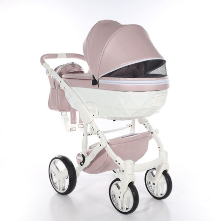 Junama Fluo Italy 2 in 1 Ecopelle Pink/Telaio White