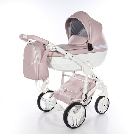 Junama Fluo Italy 2 in 1 Ecopelle Pink/Telaio White