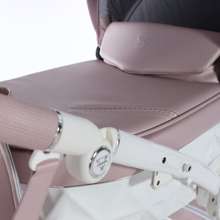 Junama Fluo Italy 2 in 1 Ecopelle Pink/Telaio White
