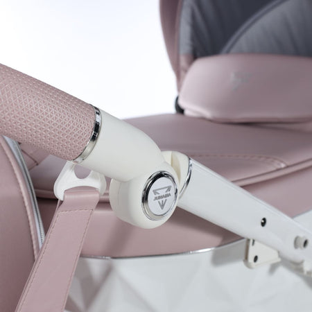 Junama Fluo Italy 2 in 1 Ecopelle Pink/Telaio White
