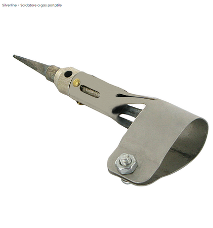 Saldatore a gas Silverline accensione elettronica e regolazione calore portatile Silverline
