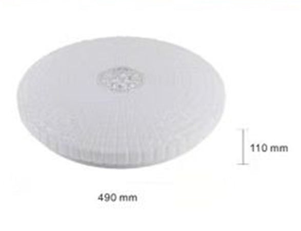 Plafoniera Soffitto 60w Decoro Con Cristalli Centrale Luce Fredda Naturale Fst-50a62495