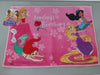 Set Asilo da Bambina con Principesse dei Cartoni Forever Princess 5 Pezzi: Zaino Tovaglietta Borraccia Bicchiere e Porta Merenda