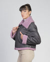 Marisol - Giacca Donna Rosa in vero montone Shearling