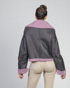 Marisol - Giacca Donna Rosa in vero montone Shearling