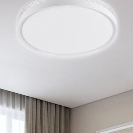 Plafoniera Da Soffitto 45w Tondo Con Striscia Luce Fredda Fst-40a84257 Interno 40cm